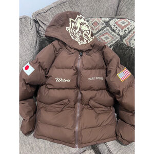 Darc Sport Bushido Code (M) Winter Puffer Coat Jacket Brown